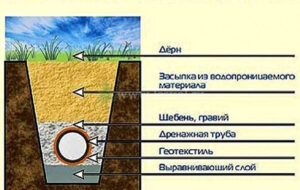 Устройство дренажной системы участка