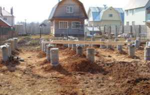 Устройство столбчатого фундамента